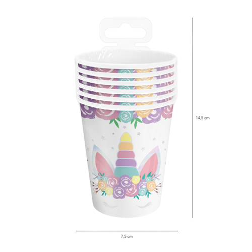 Kubeczki Jednorożec 6szt urodziny na Arena.pl
