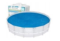 Plandeka mata solarna do basenów okrągłych 462 cm #58253 podgrzewanie wody