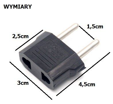 Przejściówka adapter US-EURO EU US na Arena.pl