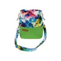Torebka Sakiewka Leśna Akwarela – Zielona Torebka na Ramię