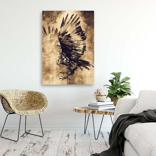 Obraz na płótnie – Canvas, Polujący orzeł 70x100 na Arena.pl