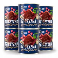 John Dog Berry Line Dziczyzna z malinami 6x800g