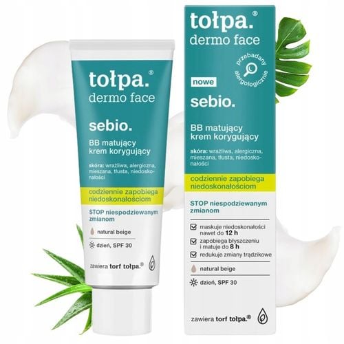 Krem Matujący Korygujący Dermo Face Sebio SPF30 Sebio 40ml na Arena.pl