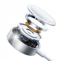 ŁADOWARKA INDUKCYJNA DO SMARTWATCHA KABEL 3W1 USB-A/Lightning/USB-C 1.2 m