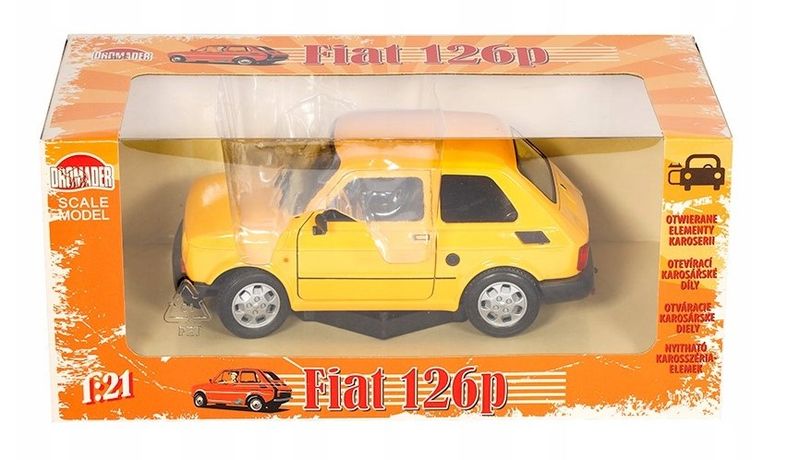 WELLY FIAT 126P W SKALI 1:21 0660 zdjęcie 1