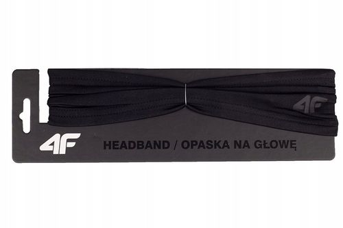 4F OPASKA NA GŁOWĘ DO BIEGANIA ZAKRYWA USZY DLA BIEGACZY U049 czarna r.L/XL na Arena.pl