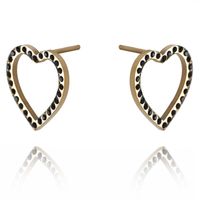 Kolczyki Ze Stali Chirurgicznej Pozłacane Kst3086