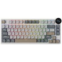 royal kludge rk n80 pearly dawn gaming keyboard red switch