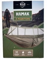 Wild Trek Hamak z Moskitierą Kompaktowy Rozmiar Łatwy Montaż