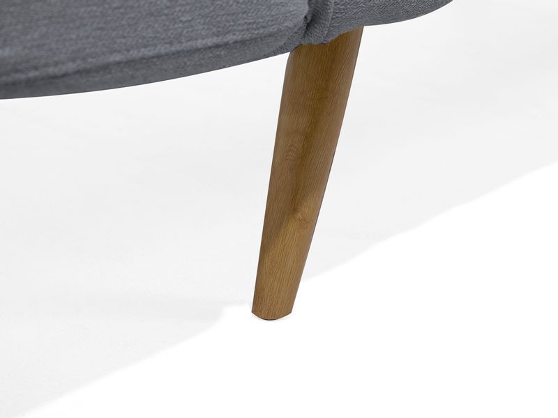 Sofa rozkładana jasnoszara INGARO zdjęcie 8