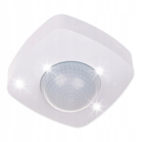 CZUJNIK RUCHU NA PODCZERWIEŃ 360ST IP20 10A 230V BIAŁY F&F DR-09