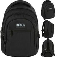 BACKUP POJEMNY PLECAK SZKOLNY MŁODZIEŻOWY CZARNY BLACK