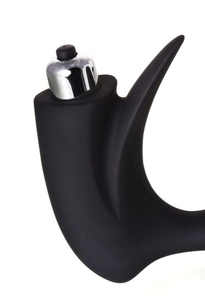 EROTIST First prostate stimulator, silicone, black, 14.4 cm zdjęcie 9