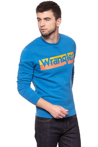 WRANGLER LOGO CREW DEEP WATER W6532HYDF S na Arena.pl