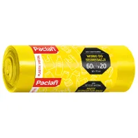 worki do segr. plast. żółte paclan 60l 20 szt.