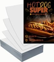 Ulotki A5 reklamowe firmowe 1000szt projekt w cenie HOT DOG SUPER