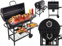 GRILL WĘGLOWY OGROMNY ZESTAW 8w1 PROFESJONALNY XXL