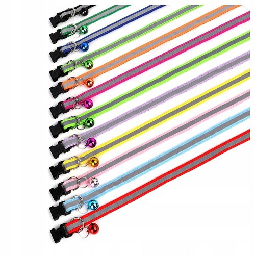 Odblaskowa Obroża Kota Psa dzwonek + Identyfikator na Arena.pl