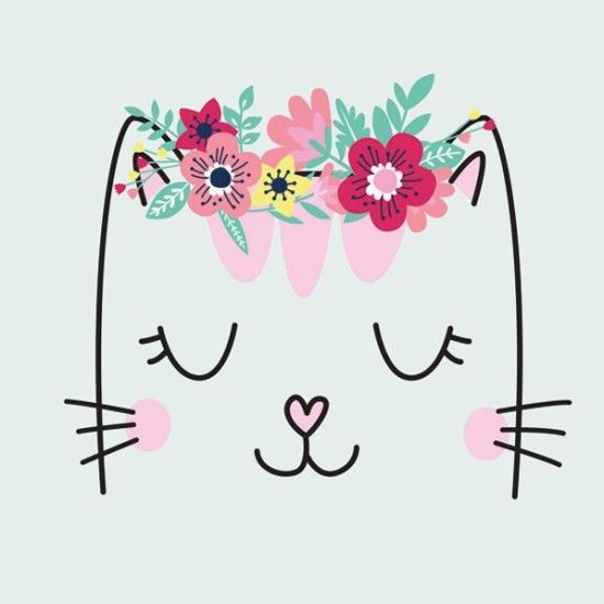 SERWETKI DAISY SMILING CAT 33X33CM POL-MAK zdjęcie 1
