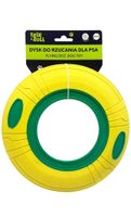 zabawka dla psa dysk żółta 25cm trik 2167