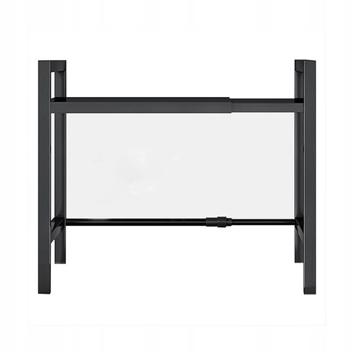 Półka Stojak Nad Mikrofalówkę Z 6 Hakami Organizer Kuchenny Czarny na Arena.pl