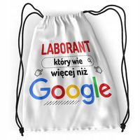 Plecak Dla Laboranta Sportowy Szkolny Worek Torba Z Nadrukiem Ze Zdjęciem