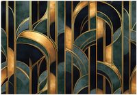 Fototapeta Na Flizelinie Do Sypialni Salonu Art Deco 300x210