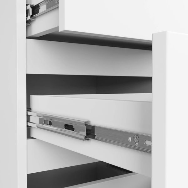 Komoda CL4 40 cm 4 szuflady - biała zdjęcie 7