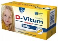 D-Vitum witamina D 1000 j.m. 90 kapsułek twist-off