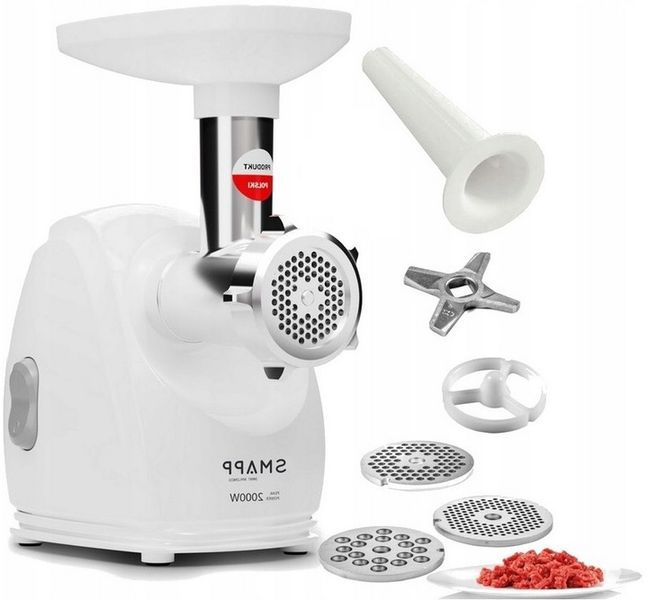 MASZYNKA DO MIELENIA MIĘSA SMAPP 489.8 BIAŁA 2000W zdjęcie 8