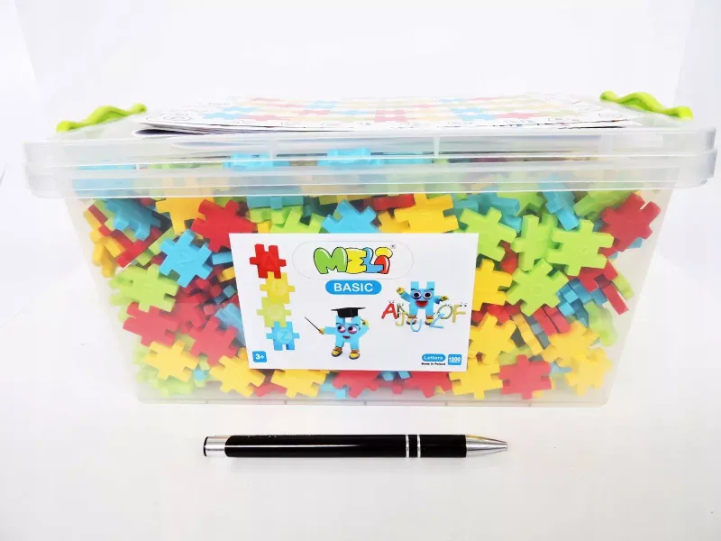 KLOCKI MELI Basic letters edu 1200 el. zdjęcie 1