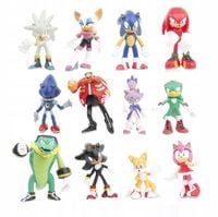 SONIC THE HEDGEHOG FIGURKI ZABAWKI ZESTAW 12 SZTUK 2024