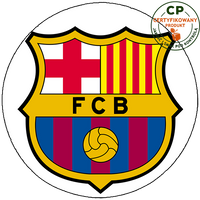 Opłatek na tort FC Barcelona