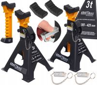 Kobyłki samochodowe podpory 3t mocne 3000kg gumy 2 sztuki KD3096