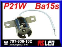 oprawa żarówki P21W ba15s R10W P5W gniazdo z przewodem do LED