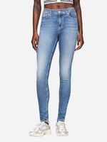 Jeansy skinny damskie z wysokim stanem Tommy Hilfiger DW0DW19255-1A4