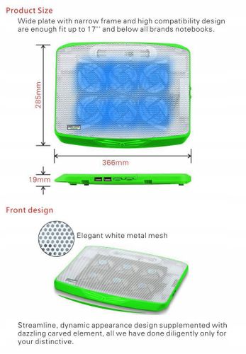 PODSTAWKA PODKŁADKA CHŁODZĄCA POD LAPTOP-A 12-17'' na Arena.pl