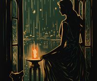 Plakat 60x50cm Nocne Szeptanie