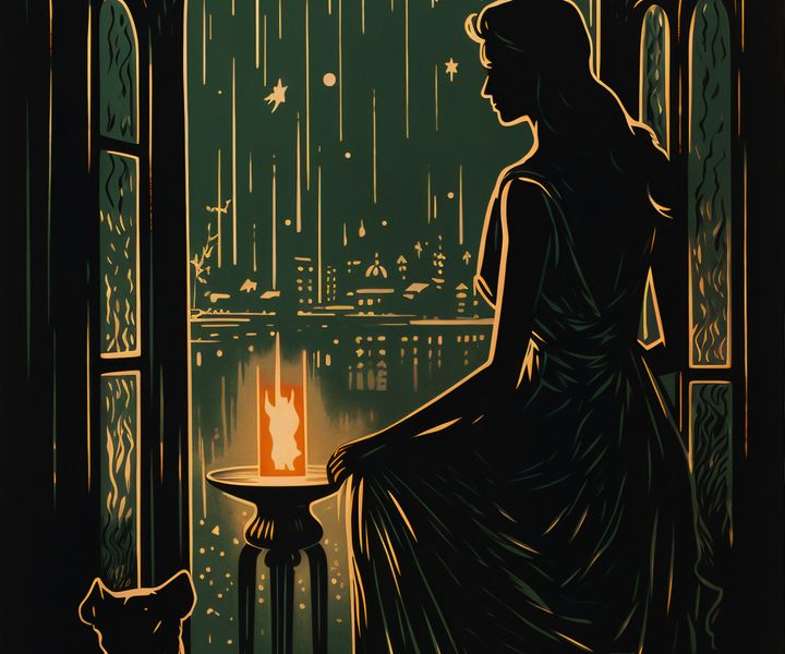 Plakat 60x50cm Nocne Szeptanie zdjęcie 1