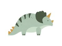 Serwetki papierowe Triceratops, 12 szt.
