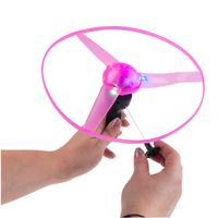 LATAJĄCY DYSK WYRZUTNIA ŚMIGŁO ŚWIECĄCE RGB DUŻE HELIKOPTER