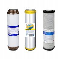 ZESTAW WKŁADÓW: WĘGLOWY + ZMIĘKCZAJĄCY + ODŻELAZIA