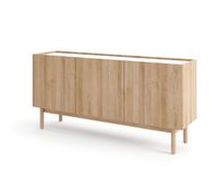 Duża komoda BOHO K144/68 dąb riviera/marmur bianco