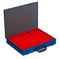 Kaseta metalowa 48 pojemników - 440x355x66 mm