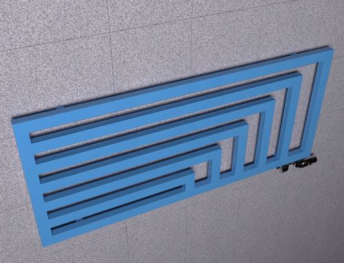 GRZEJNIK LAOS POZIOMY-PDV 52x80 NIEBIESKI na Arena.pl