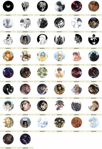 Przypinka Berserk DO WYBORU na Arena.pl