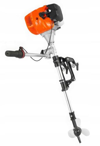 SILNIK ZABURTOWY SPALINOWY DO ŁÓDKI ŁODZI PONTONU MOCNY 5,2 KM + OLEJ na Arena.pl