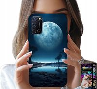 ETUI DO OPPO A52 - PEŁNIA KSIĘŻYCA KSIĘŻYC FUTERAŁ + FOLIA