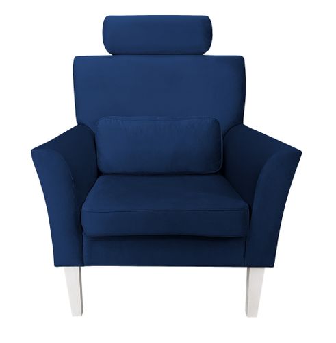 Fotel DENVER nogi białe MG16 na Arena.pl