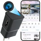 MINI KAMERA WIFI SZPIEGOWSKA UKRYTA W GNIAZDKU ANDROID ZDALNY PODGLĄD